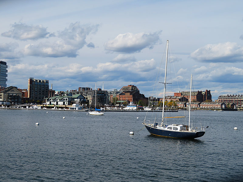 Downtown Boston as seen from the water. – photo by Joe Alexander