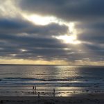 A September sunset at Pacific Beach in San Diego, California. - photo by Joe Alexander