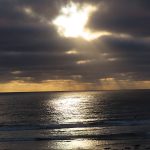 A September sunset at Pacific Beach in San Diego, California. - photo by Joe Alexander