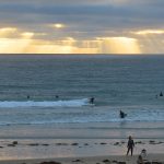 A September sunset at Pacific Beach in San Diego, California. - photo by Joe Alexander