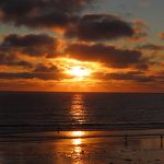 A September sunset at Pacific Beach in San Diego, California. - photo by Joe Alexander