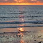 A September sunset at Pacific Beach in San Diego, California. - photo by Joe Alexander