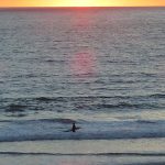 A September sunset at Pacific Beach in San Diego, California. - photo by Joe Alexander