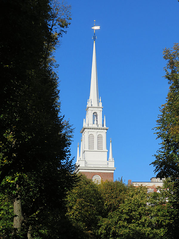 The Old North Church on the Boston Freedom Trail. – photo by Joe Alexander