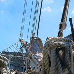 The sailing ship ELISSA docked in Galveston, Texas. - photo by Joe Alexander