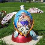 Animal art is common in Galveston both at businesses and in public places. Most of it reflects the island’s relationship with the sea. – photo by Joe Alexander