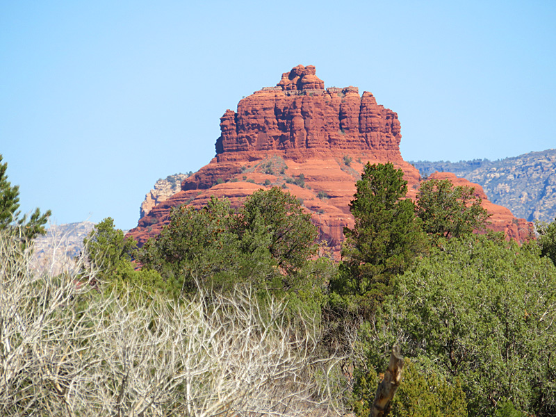 Bell Rock is one of the best known locations near Sedona. Iron gives the red color to the famous rocky terrain of the area around Sedona, Arizona. - photo by Joe Alexander