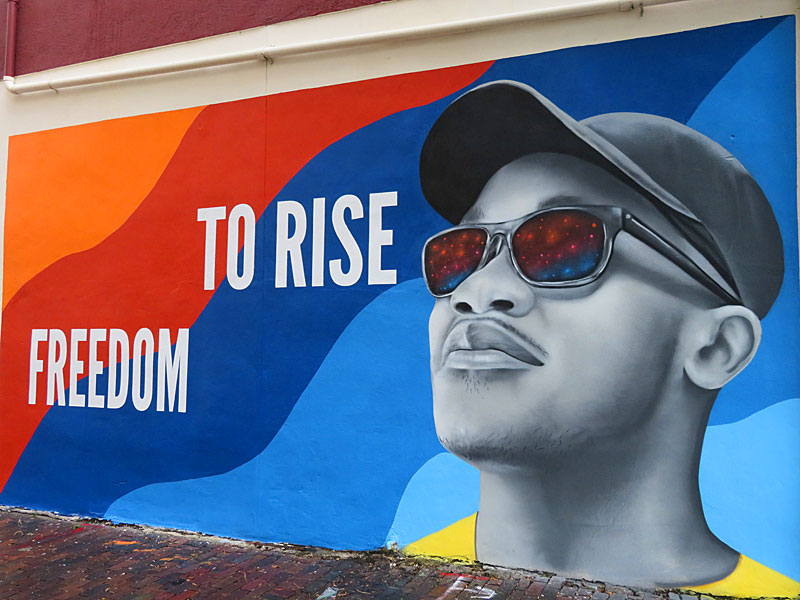 Mural in the Central Arts District in St. Petersburg, Florida. - photo by Joe Alexander