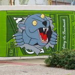 Mural in The Warehouse District in downtown St. Petersburg, Florida. - photo by Joe Alexander