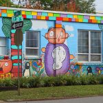 Mural in The Warehouse District in downtown St. Petersburg, Florida. - photo by Joe Alexander