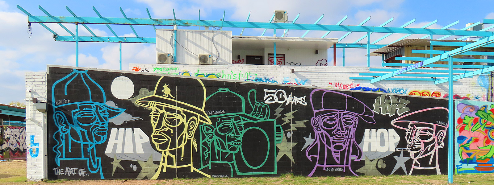 HOPE Outdoor Gallery on the far east side of Austin just north of Austin-Bergstrom Airport. Photo take on Dec. 12, 2025.