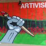 HOPE Outdoor Gallery on the far east side of Austin just north of Austin-Bergstrom Airport. Photo take on Dec. 12, 2025.