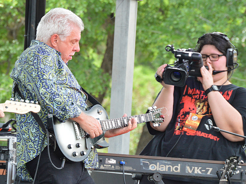 Brother Dave and the Barrio Blasters played at Fredstock 2026, a Fiesta event on April 23. - photo by Joe Alexander