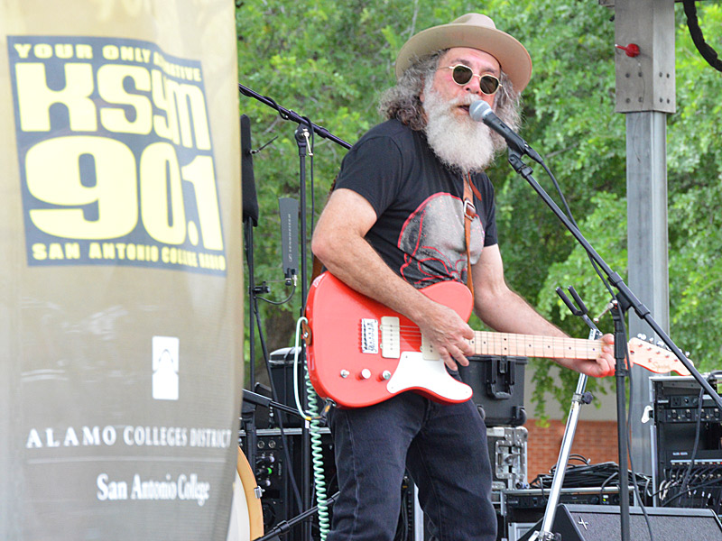 Brother Dave and the Barrio Blasters played at Fredstock 2026, a Fiesta event on April 23. - photo by Joe Alexander