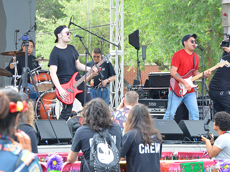 The Pain Junkies at Fredstock 2026, a Fiesta event on April 23. – photo by Joe Alexander