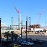 Construction site of the future Athletics domed baseball park on the Las Vegas Strip. - photo by Joe Alexander