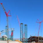 Construction site of the future Athletics domed baseball park on the Las Vegas Strip. - photo by Joe Alexander