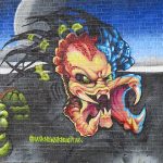 Mural on Hoefgen Street a few blocks south of the Alamodome near downtown San Antonio.