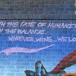 Mural on Hoefgen Street a few blocks south of the Alamodome near downtown San Antonio.