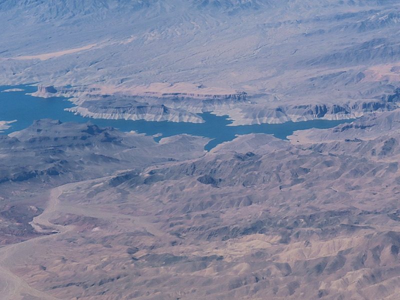 Lake Mead was formed where the Colorado River backs up behind the Hoover Dam near Las Vegas. - photo by Joe Alexander