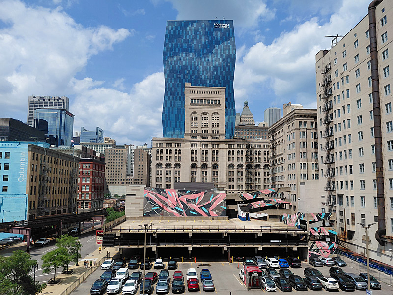 View from my hotel room with Roosevelt University in downtown Chicago. - photo by Joe Alexander