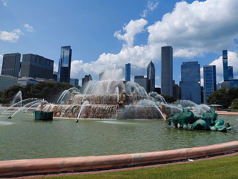 Buckingham Fountain in Chicago's Grant Park was dedicated in 1927. - photo by Joe Alexander