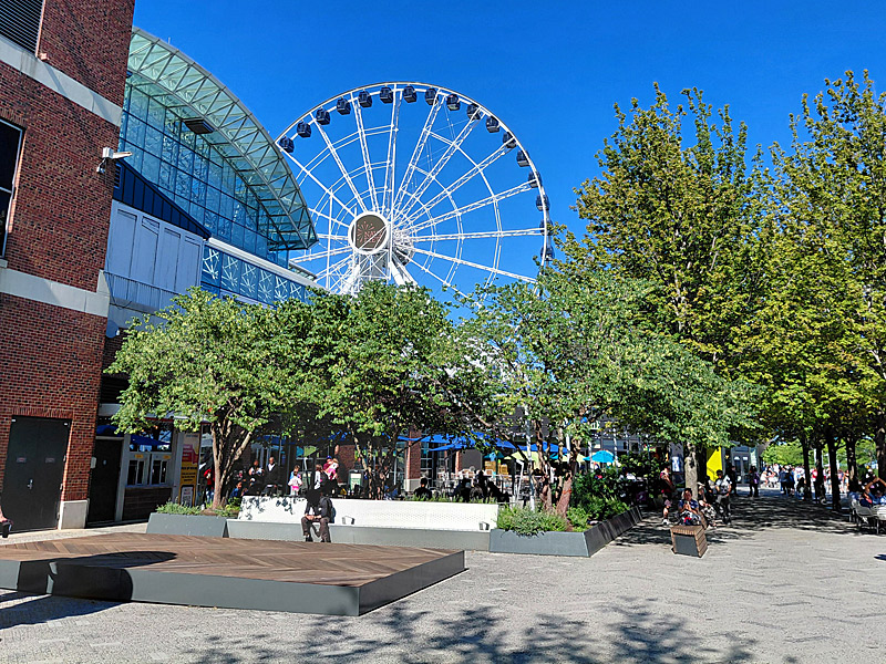 Navy Pier is a fun place to walk, shop and eat and even have a drink at Harry Caray's place where downtown Chicago meets Lake Michigan. - photo by Joe Alexander