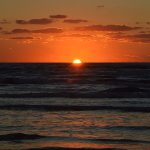 Sunrise on an October morning at North Padre Island's Whitecap Beach in Corpus Christi, Texas. - photo by Joe Alexander