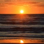 Sunrise on an October morning at North Padre Island's Whitecap Beach in Corpus Christi, Texas. - photo by Joe Alexander