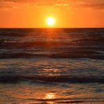 Sunrise on an October morning at North Padre Island's Whitecap Beach in Corpus Christi, Texas. - photo by Joe Alexander